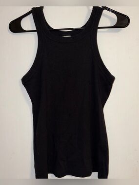 H&M Classic Black Ribbed Tank Top - Women